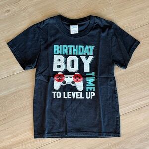 Port and Company Black Birthday Boy Tee